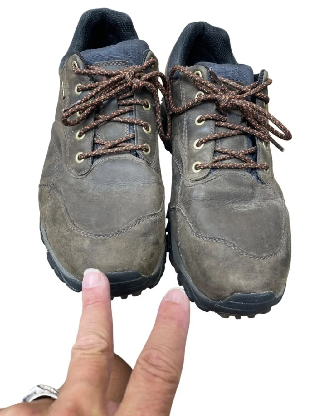 Merrell Vibram dry mens espresso leather casual sneakers shoes sz 14 SKU 10671